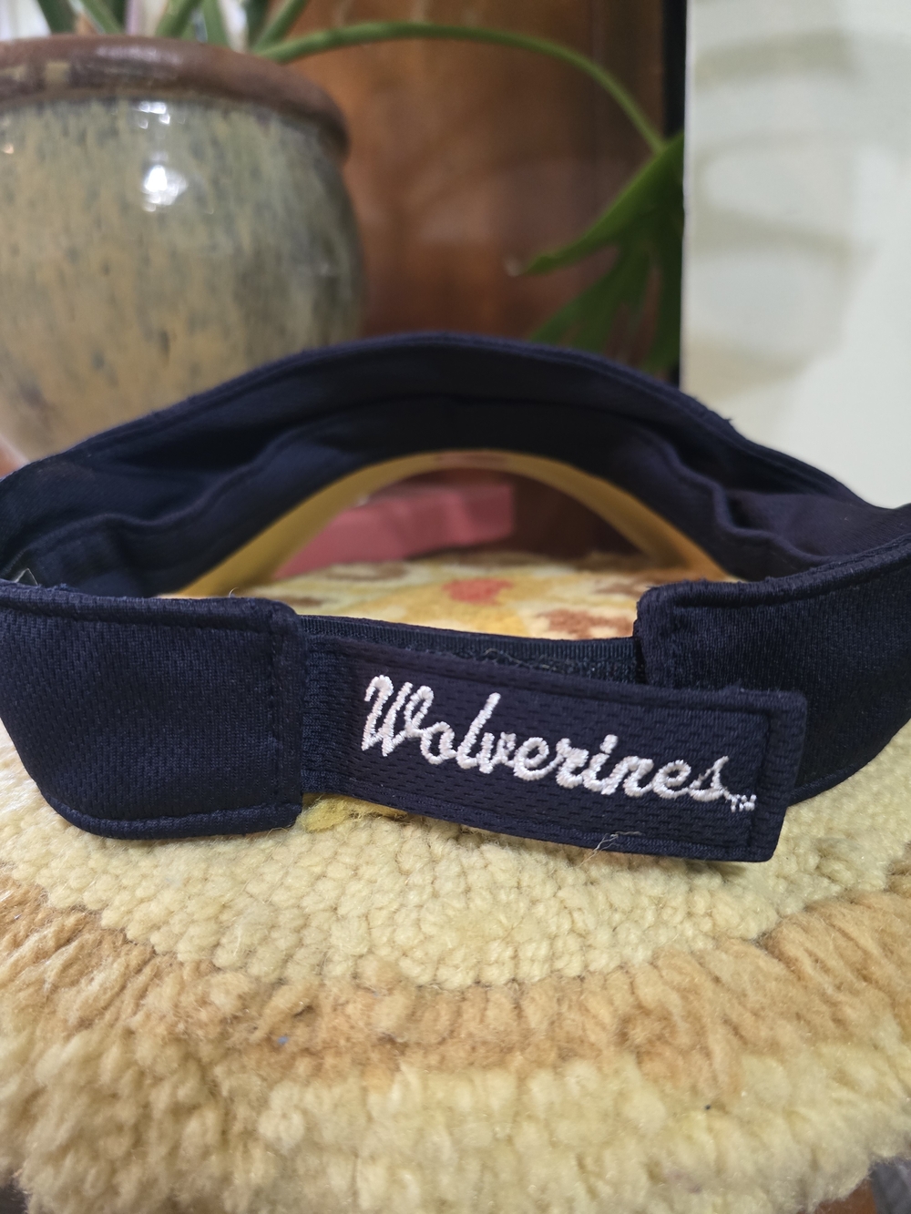 Michigan Wolverines visor, Adult - Picture 3 of 5